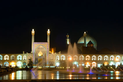 Isfahan by night, Iran.