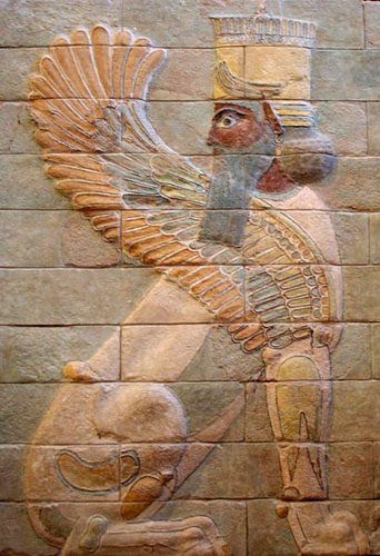 Winged Sphinx, Darius' Palace at Susa.