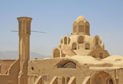 Borujerdi badgir and dome, Kashan.