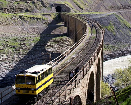 Trains in Iran.